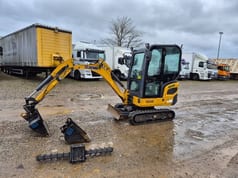 2021 XCMG XE 20 E mini excavator, side view
