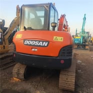 2023 Doosan DH60-7 mini excavator rear view