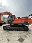 2023 Doosan DX340LCA crawler excavator, side view