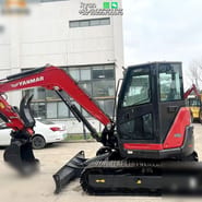 2020 Yanmar VIO80 crawler excavator, side view