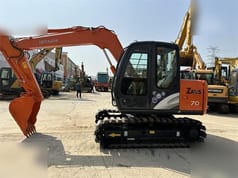 2019 Hitachi Zaxis 70 crawler excavator, side view