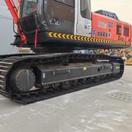 Hitachi ZX350 crawler excavator side view