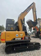 2015 Sany SY155C mini excavator, side view
