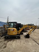 2019 Caterpillar 303.5E mini excavator side view