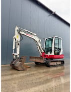 2010 Takeuchi TB235 mini excavator, side view