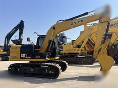 2023 Caterpillar 312D2 GC crawler excavator, side view