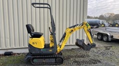 2021 Wacker Neuson 803 mini excavator, side view