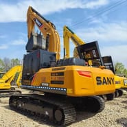Sany SY245H crawler excavator, rear three-quarter view