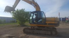 2006 JCB JS 180 crawler excavator, side view