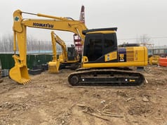 2022 Komatsu PC160 crawler excavator, side profile view