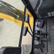 2022 Komatsu PC56 mini excavator interior view 2022 Komatsu PC56 mini excavator interior view