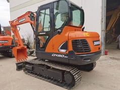 New 2020 Doosan DX60W Wheel Excavator New 2020 Doosan DX60W Wheel Excavator