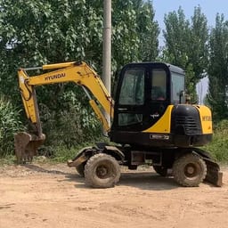 2018 Hyundai R60W-7 Wheel Excavator