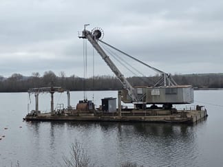 Excavateur Seilbagger/ Schimmbagger Schwimmender Seilbagger / Ponton-Bagger – Baujahr 1984