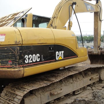 Excavator pe senile Caterpillar 320CL 2016, vedere laterala