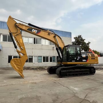 2023 Caterpillar 325D crawler excavator, side profile view