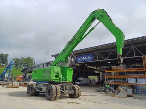 2016 Sennebogen 735E material handler, side view