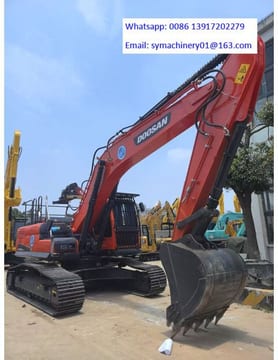 2024 Doosan DX300LC-9C crawler excavator, side view