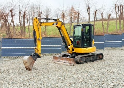 2019 Caterpillar 305.5E mini excavator, side view