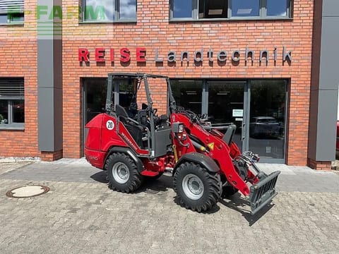 2024 Weidemann 1390 wheel loader, three-quarter front view 2024 Weidemann 1390 wheel loader, three-quarter front view