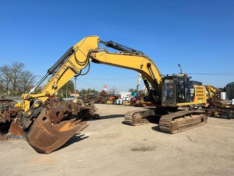 2013 Caterpillar 336EL crawler excavator side view