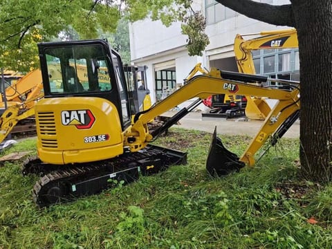 2022 Caterpillar 303.5E Mini Excavator side view