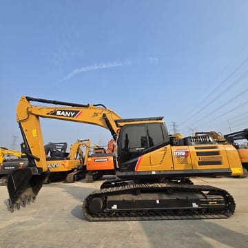2025 Sany SY245H crawler excavator, side profile view