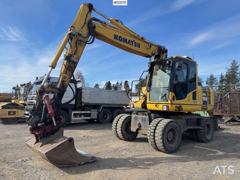 2013 Komatsu PW160-8 Wheel Excavator