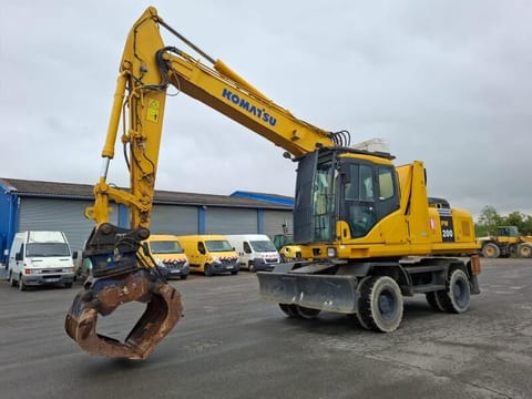 2013 Komatsu PW200-7 Wheel Excavator 2013 Komatsu PW200-7 Wheel Excavator