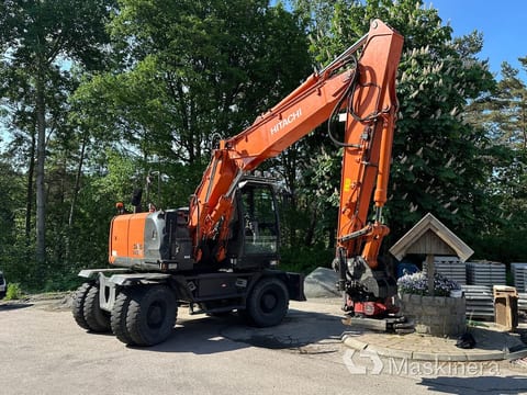 2015 Hitachi ZX140W-5B Wheel Excavator