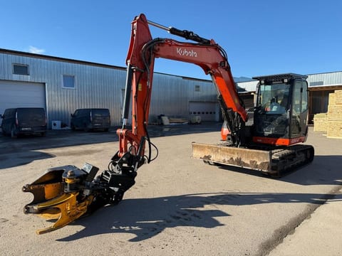 2015 Kubota KX080-4 Mini Excavator