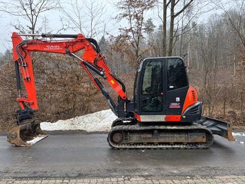 2016 Kubota KX080-4 Mini Excavator