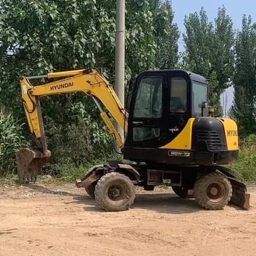 2018 Hyundai R60W-7 Wheel Excavator