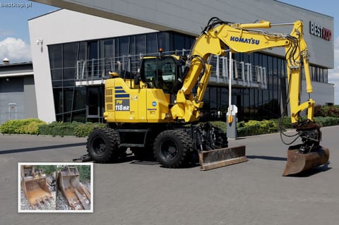 2020 Komatsu PW118MR-11 Wheel Excavator