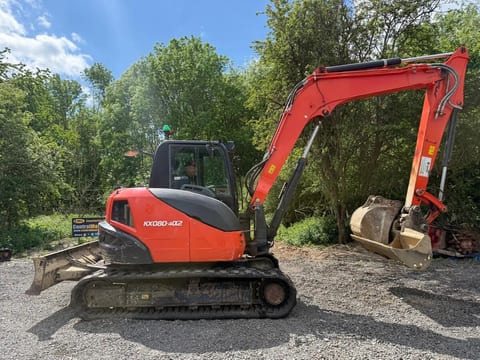 2021 Kubota KX080 Crawler Excavator