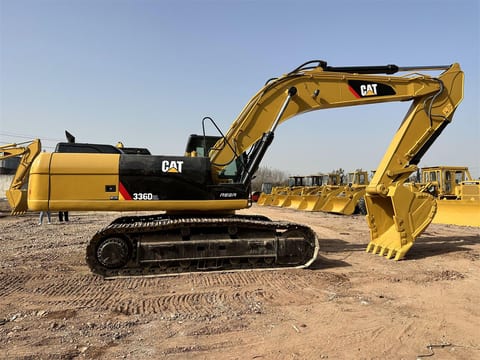 2023 Caterpillar 336D2L crawler excavator, side profile view