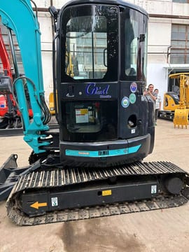 2023 Kobelco SK55SR mini excavator side view 2023 Kobelco SK55SR mini excavator side view