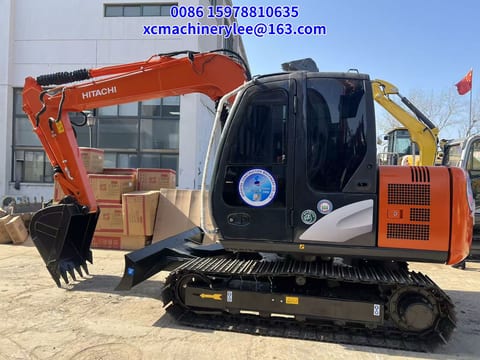 2024 Hitachi ZX70 crawler excavator side view 2024 Hitachi ZX70 crawler excavator side view
