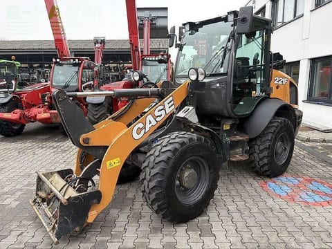2017 CASE 221F wheel loader, front three-quarter view 2017 CASE 221F wheel loader, front three-quarter view