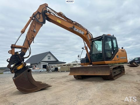 2011 CASE CX130B excavator, side profile view 2011 CASE CX130B excavator, side profile view