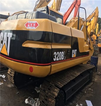 2008 Caterpillar 320BL crawler excavator rear quarter view