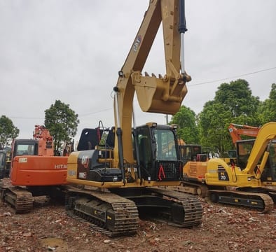 Caterpillar 315D2GC crawler excavator, side view
