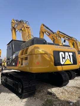 2023 Caterpillar 336D2L crawler excavator rear three-quarter view 2023 Caterpillar 336D2L crawler excavator rear three-quarter view