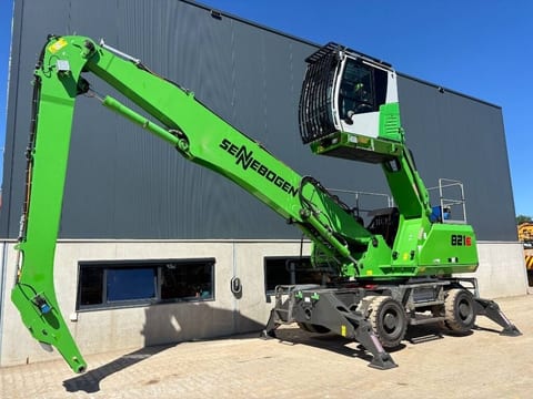 2021 Sennebogen 821E material handler, side view