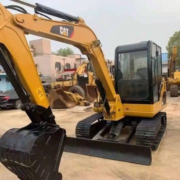2023 Caterpillar 306D mini excavator, front three-quarter view