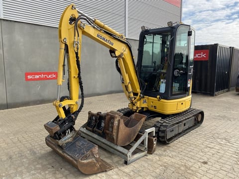 2020 Komatsu PC26MR-3 mini excavator, side view