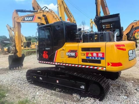 2024 Sany SY215C crawler excavator, side profile view