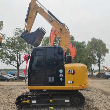 2022 Caterpillar 307E mini excavator side view