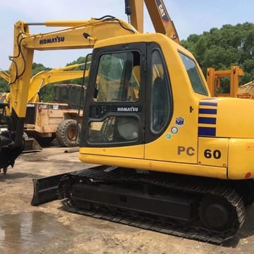 2012 Komatsu PC60-7 crawler excavator, side view