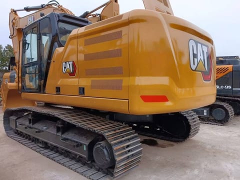2024 Caterpillar 330GC crawler excavator, rear three-quarter view